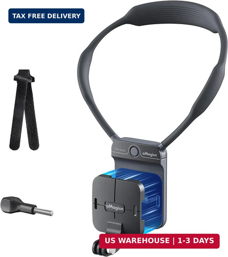 Invisible magnetic neck mount - neck,